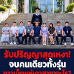 งานรับปริญญาสุดเหงา บัณฑิตจบการศึกษา 1 คนถ้วน ชาวเน็ตแห่เดา เรียนสาขาอะไร?